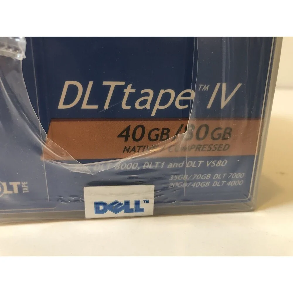Pack of 5 Dell DLTtape IV 40GB/80GB Data Cartridges NEW